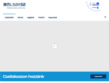 Tablet Screenshot of mlszksz.hu